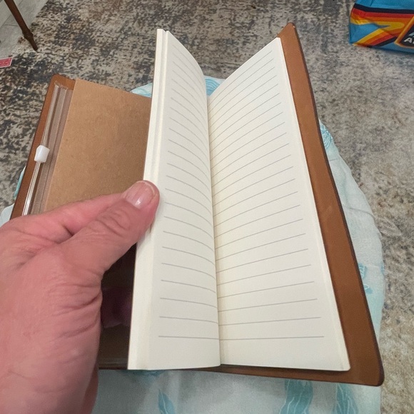 Brown Leather Journal with Festive Embellishments - Picture 4 of 7